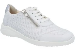 Veterschoenen<Solidus - Wijdte K - 60003 10153 - Wit - Uitneembaar voetbed