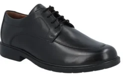 Veterschoenen<Solidus - Wijdte K - 81180 00443 - Zwart - Uitneembaar voetbed