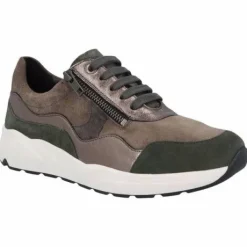 Veterschoenen<Solidus - Wijdte K - 66034 - Bruin - Uitneembaar voetbed