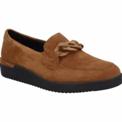 Instapschoenen<Solidus - Wijdte K - 51013 - Cognac - Uitneembaar voetbed