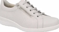 Veterschoenen<Solidus - Wijdte K - 29097 - Grijs - Uitneembaar voetbed