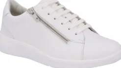 Veterschoenen<Solidus - Wijdte K - 65028 - Wit - Uitneembaar voetbed