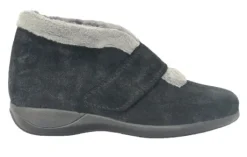 Pantoffels<Stuppy - 1926 zwart - Lamsvacht - Uitneembaar voetbed