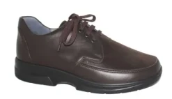 Veterschoenen<Stuppy - M wijdte - 6853 - Bruin - Uitneembaar voetbed