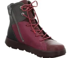 Boots<Think - 000638 5010 - Bordeaux - Uitneembaar voetbed