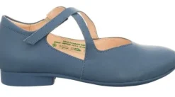 Bandschoenen<Think - 000564 8020 - Jeansblauw - Uitneembaar voetbed