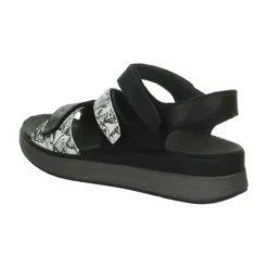 Sandalen<Think - 000585 0020 - Zwart - Uitneembaar voetbed