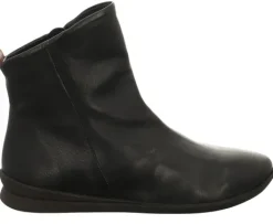 Korte Halfhoge Laarzen<Think - 000480 0000 - Zwart - Uitneembaar voetbed