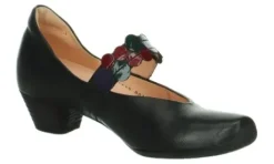 Bandschoenen<Think - 000817 0010 - Zwart - Uitneembaar voetbed