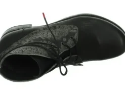 Boots<Think - 000831 0010 - Zwart met grijs - Uitneembaar voetbed