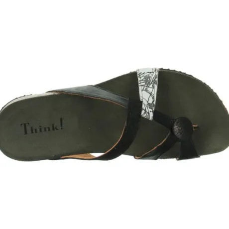 Slippers<Think - 000246 - Julia 0040 - Zwart