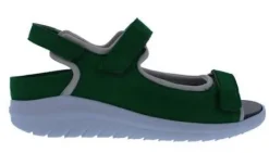 Sandalen<Verhulst - Wijdte H - 3356 3394 2802 - Groen - Uitneembaar voetbed