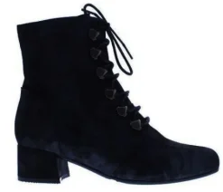 Boots<Verhulst - Wijdte H - 9431 69-78 - Zwart - Uitneembaar voetbed