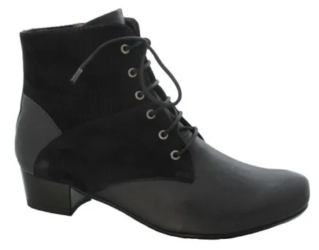 Boots<Verhulst - Wijdte K - 3433 24 58 - Zwart - Uitneembaar voetbed