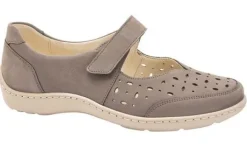 Bandschoenen<Waldlaufer - Henni - 496325 191 088 - Taupe - Uitneembaar voetbed