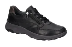 Veterschoenen<Waldlaufer - Wijdte H - 718006 306 991 - Zwart - UItneembaar voetbed