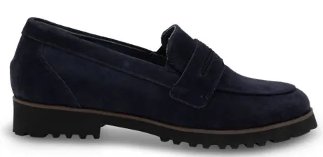 Instapschoenen<Waldlaufer - Wijdte H - 772509 195 194 - Blauw - Uitneembaar voetbed