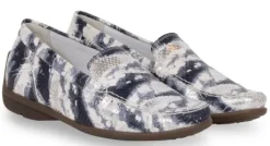 Instapschoenen<Waldlaufer - Wijdte H - 431000 169 217 - Blauw - Uitneembaar voetbed