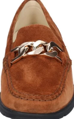 Instapschoenen<Waldlaufer - Wijdte K - 39503 195 082 - Cognac - Uitneembaar voetbed