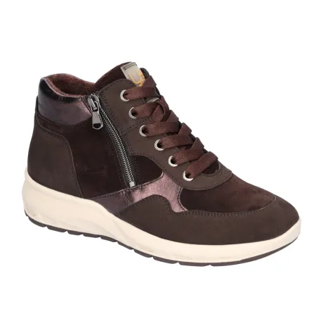 Boots<Waldlaufer - Wijdte M - 81802 400 355 - Bruin Uitneembaar voetbed