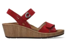 Sandalen<Wolky - 03552 36 500 - Rood - Uitneembaar voetbed