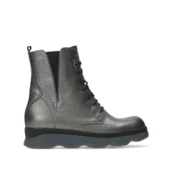 Boots<Wolky - 02975 - Zilver - Uitneembaar voetbed