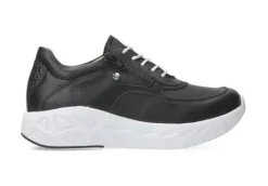 Veterschoenen<Wolky - 05703 - Zwart - Uitneembaar voetbed