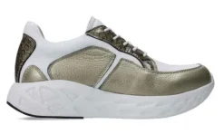 Veterschoenen<Wolky - Bounce - 05700 91104 - Goudkleurig - Uitneembaar voetbed