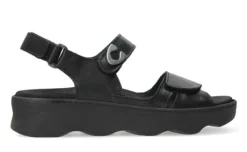 Sandalen<Wolky - Medusa - 02350 33000 - Zwart - Uitneembaar voetbed