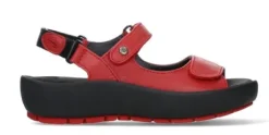 Sandalen<Wolky - Rio - 0332520 - Rood - Uitneembaar voetbed