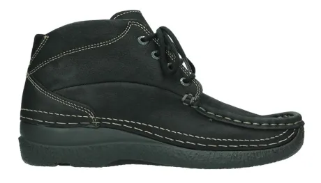 Boots<Wolky - Roll Shoot - 0624290 - Zwart - Uitneembaar voetbed