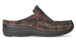 Slippers<Wolky - Roll Slide - 0620248 500 - Rood - Uitneembaar voetbed