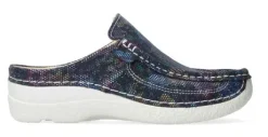 Slippers<Wolky - Roll Slide 620244 870 - Blauw - Uitneembaar voetbed