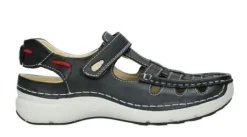 Sandalen<Wolky - Rolling Summer 35070- Zwart - Uitneembaar voetbed