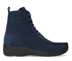 Boots<Wolky - Zip - 0620311 - Blauw - Uitneembaar voetbed