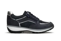 Veterschoenen<Xsensible - Wijdte G - Lucca - 30112.3 - Blauw - Uitneembaar voetbed
