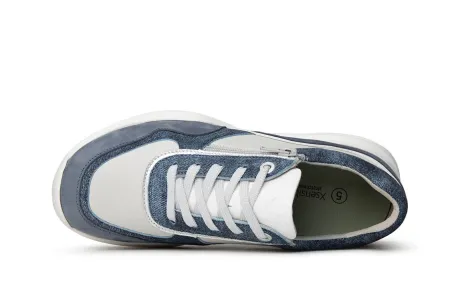 Veterschoenen<Xsensible - Wijdte H - 30085 3 255 - Jeans - Uitneembaar voetbed