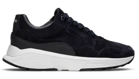 Veterschoenen<Xsensible - Wijdte H - 33200.4.212 - Blauw - Uitneembaar voetbed