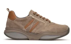 Veterschoenen<Xsensible - Wijdte H - 30073 - Zand - Uitneembaar voetbed